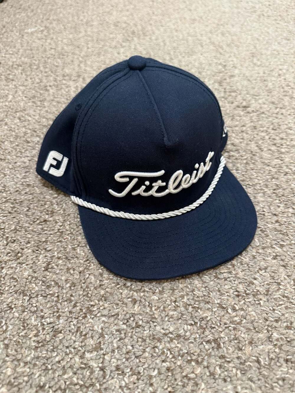 Titleist Pro V1 FootJoy Youth Rope Golf Hat Navy